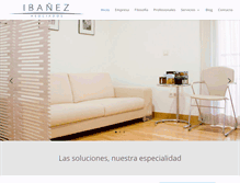 Tablet Screenshot of ibanezasociados.com